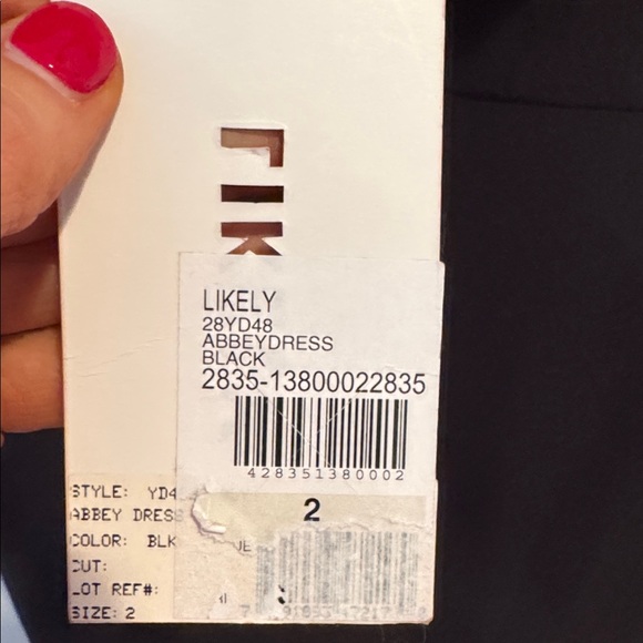 Likely Black High Low Dress - Picture 6 of 6